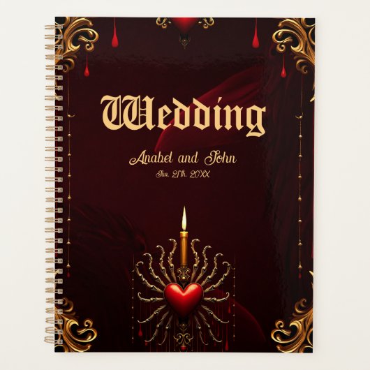 Die wunderschöne Kunst der gotischen Eleganz. Planer (Vorderseite)