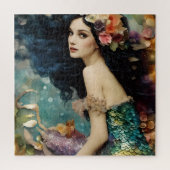 Die wunderschöne Meerjungfrau-Collage Puzzle (Vertikal)