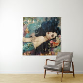 Die wunderschöne Meerjungfrau-Collage Wandteppich (Beispiel (Horizontal))