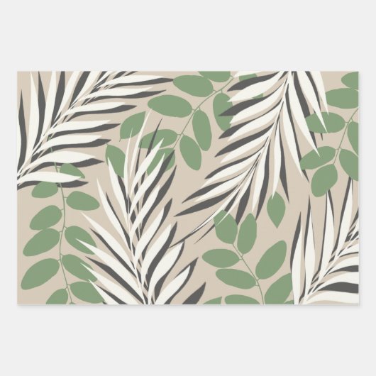 Die wunderschönen Farben des Herbstmusters Geschenkpapier Set (Vorderseite)