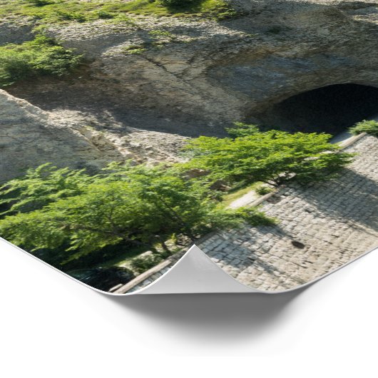 Die wunderschönen Felsen. Bulgarien Poster (Ecke)