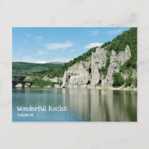 Die wunderschönen Felsen. Bulgarien Postkarte