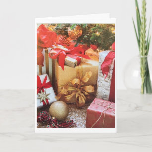 DIE WUNDERSCHÖNSTE ZEIT DES JAHRES "CHRISTMAS" FEIERTAGSKARTE