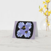 Die Wünsche der Biene nach dem Geburtstag Karte (Gelbe Blume)