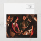 Die Würfel Postkarte (Vorne/Hinten)