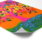 Die Wurzel des Wissensbaumes des Lebensplakats Poster (Ecke)