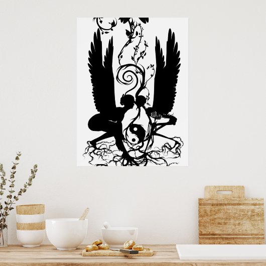 Die Wurzeln von Karma Print Poster (Küche)