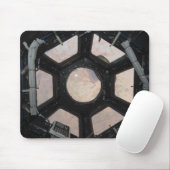 Die Wüste der Sahara, die durch die Fenster sichtb Mousepad (Mit Mouse)