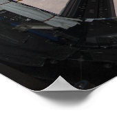 Die Wüste der Sahara, die durch die Fenster sichtb Poster (Ecke)