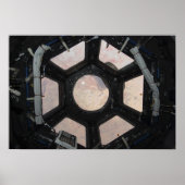 Die Wüste der Sahara, die durch die Fenster sichtb Poster (Vorne)