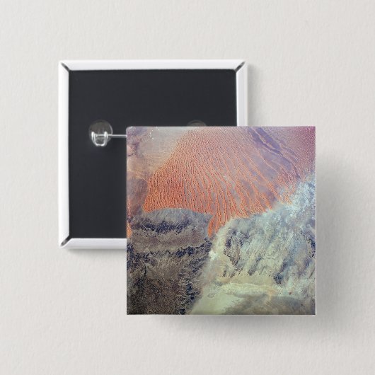 Die Wüste der Sahara in Algerien, Nordafrika. Button (Vorne & Hinten)