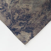 Die Wüste der Sahara in Algerien, Nordafrika. Fleecedecke (Ecke)