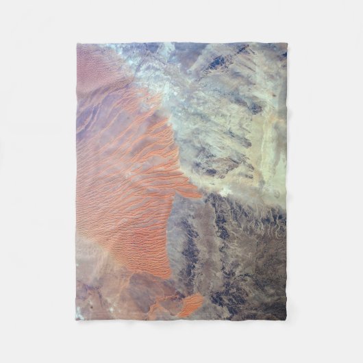 Die Wüste der Sahara in Algerien, Nordafrika. Fleecedecke (Vorderseite)