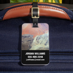 Die Wüste der Sahara in Algerien, Nordafrika. Gepäckanhänger