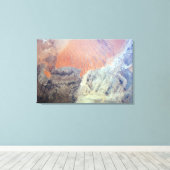 Die Wüste der Sahara in Algerien, Nordafrika. Leinwanddruck (Insitu (Holzboden))