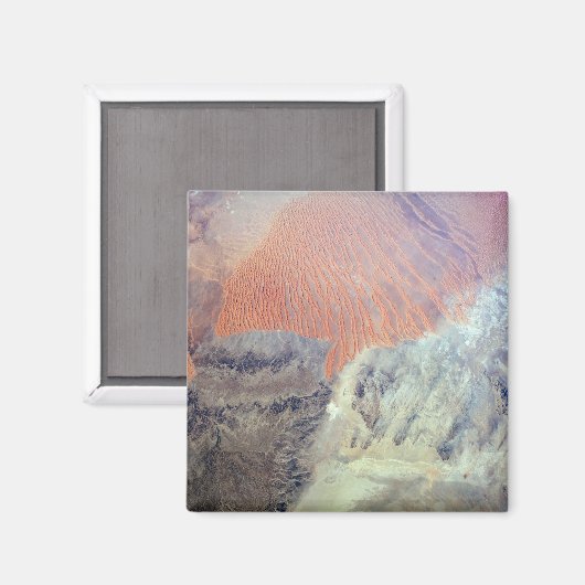 Die Wüste der Sahara in Algerien, Nordafrika. Magnet (Vorderseite/Rückseite)