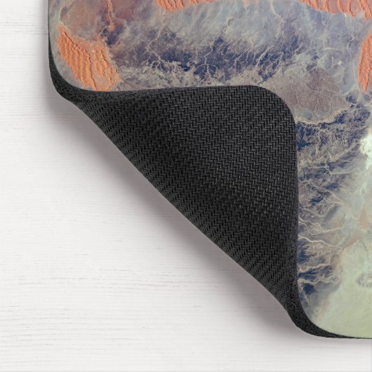 Die Wüste der Sahara in Algerien, Nordafrika. Mousepad (Ecke)