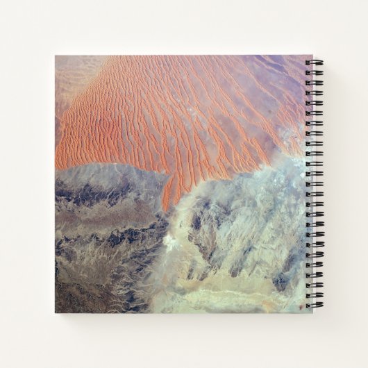 Die Wüste der Sahara in Algerien, Nordafrika. Notizblock (Rückseite)