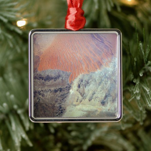 Die Wüste der Sahara in Algerien, Nordafrika. Ornament Aus Metall (Baum)