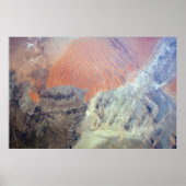 Die Wüste der Sahara in Algerien, Nordafrika. Poster (Vorne)