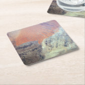 Die Wüste der Sahara in Algerien, Nordafrika. Rechteckiger Pappuntersetzer (angewinkelt)