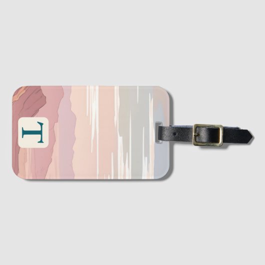 Die Wüste Gepäckanhänger (Vorderseite (Horizontal))