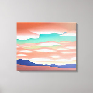 Die Wüste im Südwesten und die Minimalistische Kun Leinwanddruck