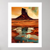 Die Wüste ohne Rahmen Poster (Vorne)