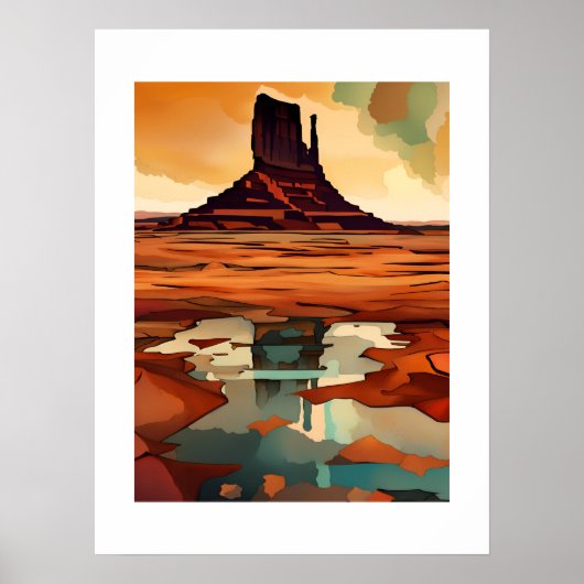 Die Wüste ohne Rahmen Poster (Vorne)