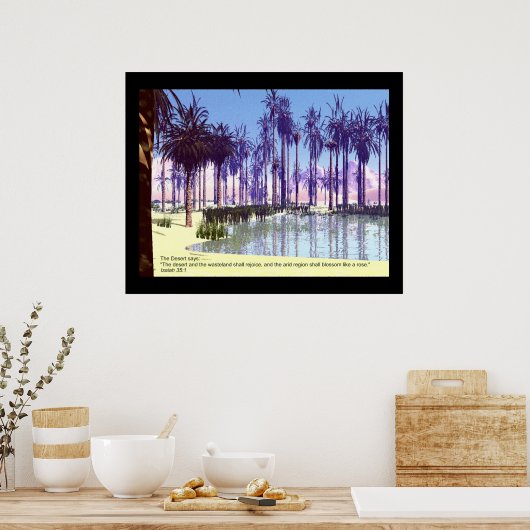 Die Wüste Poster (Küche)