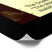 Die Wüste Poster (Ecke)