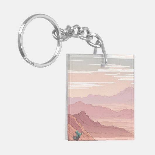 Die Wüste Schlüsselanhänger (Vorderseite links)