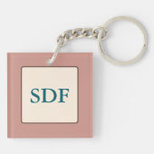 Die Wüste Schlüsselanhänger (Rückseite)