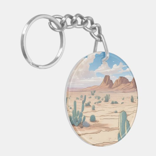 Die Wüste Schlüsselanhänger (Vorderseite links)
