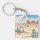 Die Wüste Schlüsselanhänger (Vorderseite)