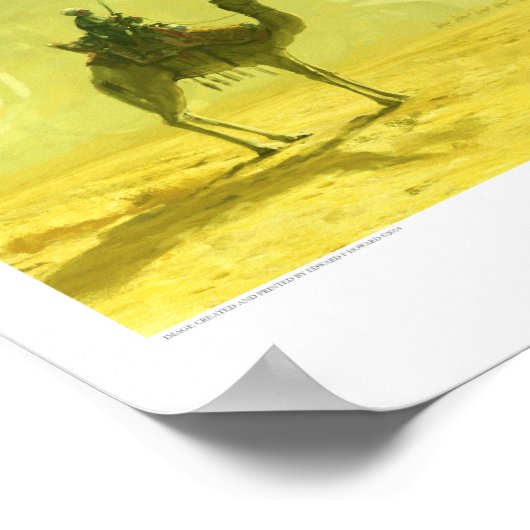 "Die Wüste Sentinel" Poster (Ecke)