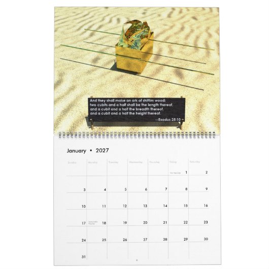 Die Wüste Tabernacle Kalender (Jan 2027)