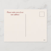 DIE WÜSTENBEWEGUNGSPOSTKARTE FEIERTAGSPOSTKARTE (Rückseite)