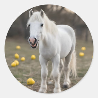 Die wütende Mini Runder Aufkleber