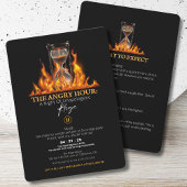 Die wütende Party Einladung der Stunde