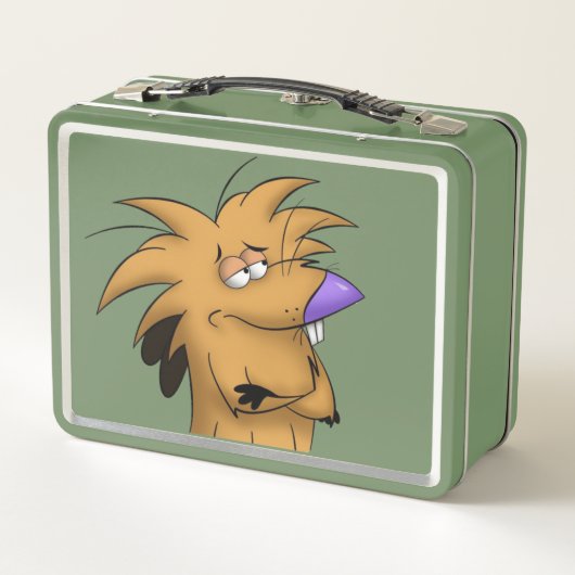 Die wütenden Biber-Lunchboxen Metall Brotdose (Rückseite)