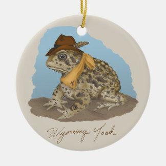 Die Wyoming-Kröten-Verzierung Keramik Ornament