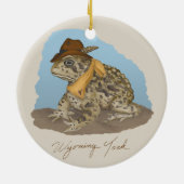 Die Wyoming-Kröten-Verzierung Keramik Ornament (Hinten)
