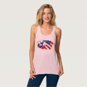 Die Xit-Coin-Frauen-Rosa Tank Top (Vorderseite Vollansicht)