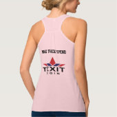 Die Xit-Coin-Frauen-Rosa Tank Top (Rückseite)