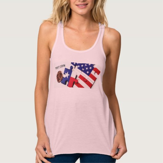 Die Xit-Coin-Frauen-Rosa Tank Top (Vorderseite)
