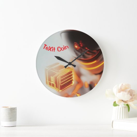 Die Xit-Münzzeit Große Wanduhr (Zuhause)