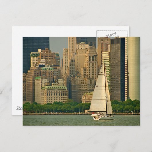 Die Yacht! Postkarte (Vorne/Hinten)