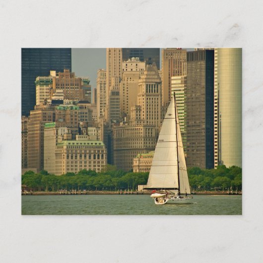 Die Yacht! Postkarte (Vorderseite)