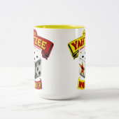 Die Yahtzee-Manifesto-Tasse Zweifarbige Tasse (Mittel)